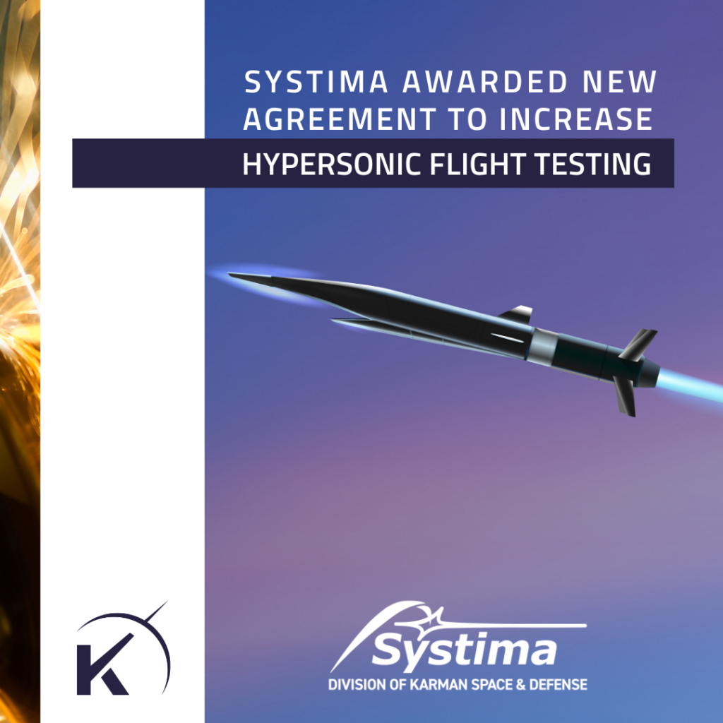 Systima Hypersonic Awarded